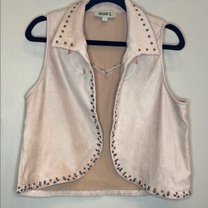 Rockin' C Pink Studded Vest‎
